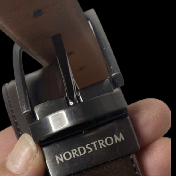 Nordstrom Kids Reversible Dress Belt Brown Faux Leather Size 28 AC294764KW - Picture 6 of 13